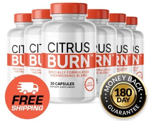 CitrusBurn supplement bottle displayed before checkout
